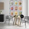 Stupell Industries Traditional Pasta Plates Cuisine 9pc Framed Giclee Set Design by Andreas Magnusson